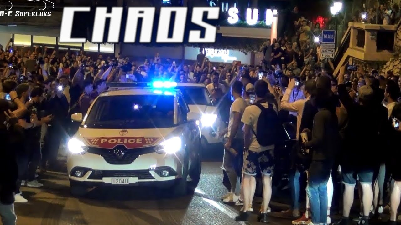 DÉBORDEMENT à Monaco ! Police et Supercars arrêtées !