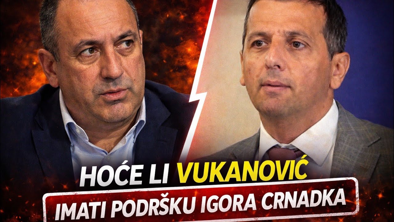 Hoće li Nebojša Vukanović imati podršku Igora Crnadka na predstojećim izborima II 2.dio emisije