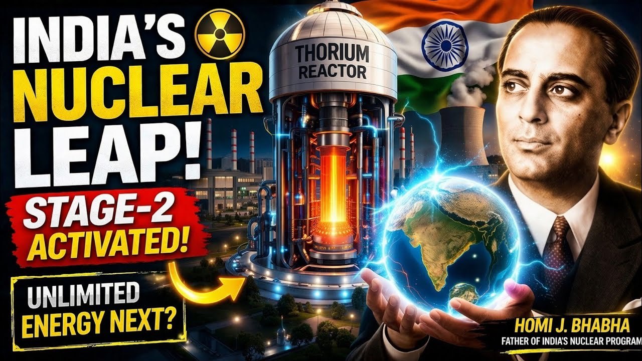 India&rsquo;s Nuclear Breakthrough | PFBR Kalpakkam: The Reactor That Creates Its Own Fuel |Thorium Energy