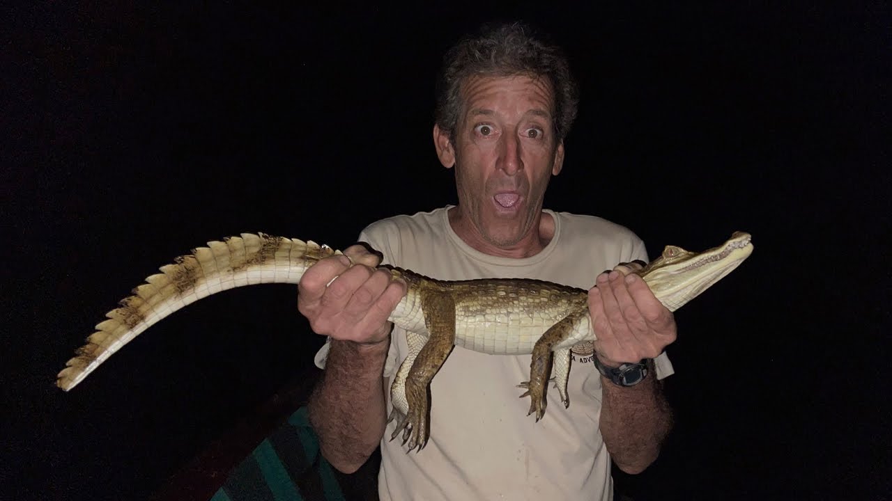 Pasando la Noche en medio de la SELVA ¡Habían Caimanes!