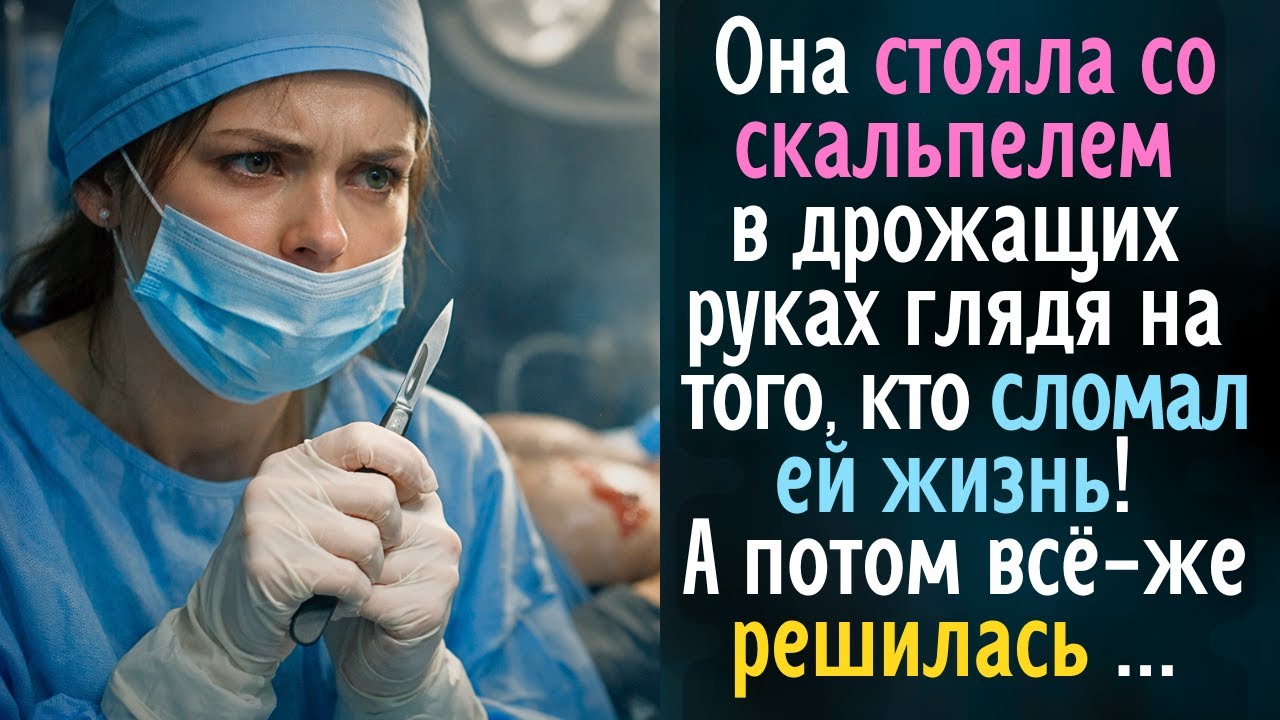 Она стояла со скальпелем в дрожащих руках глядя на того, кто разрушил ей жизнь! А потом решилась ...