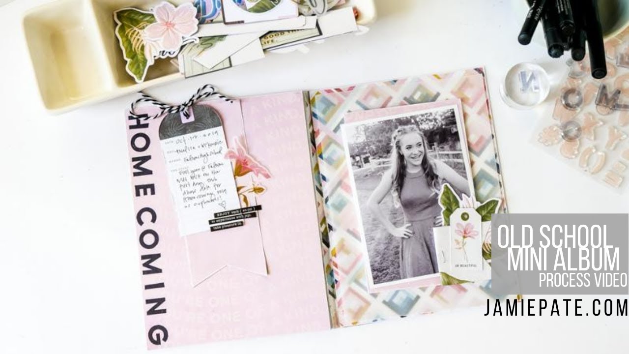 *new* Heidi Swapp Old School Mini Album Process Video