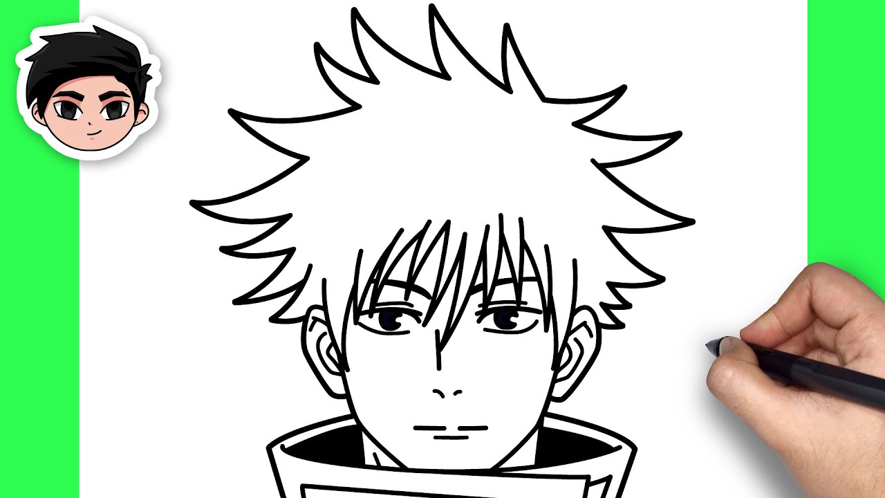 Como Desenhar Megumi Fushiguro (Jujutsu Kaisen)