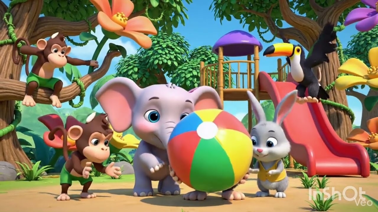 🐘 नन्हा हाथी गोलू | Elephant Story in Hindi | Moral Story for Kids 🌈🐘 हाथी की मज़ेदार कविता |