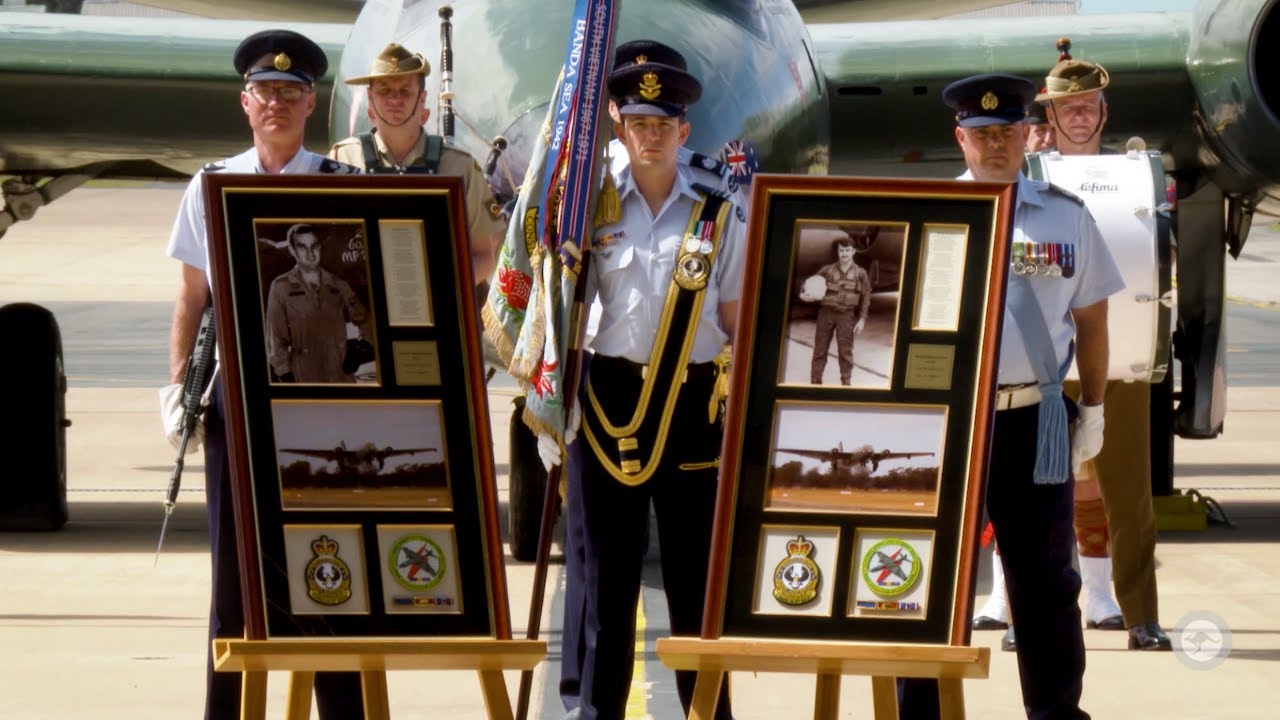 No. 2 Squadron Canberra Bomber 'Magpie 91' 50th Anniversary Memorial.