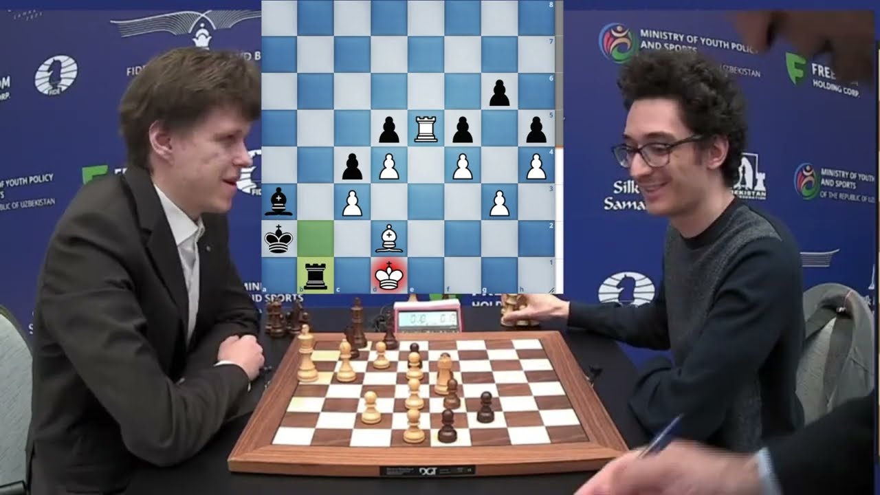 Vladislav Artemiev vs Fabiano Caruana | Fide World Rapid & Blitz Chess Championship 2023
