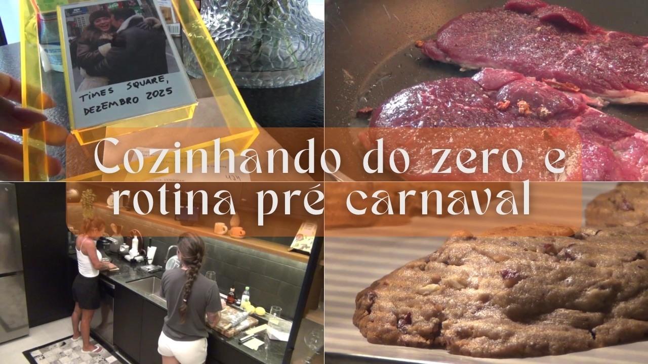 Dias reais antes do carnaval: cozinhando do zero, café da manha favorito, faxina e exames