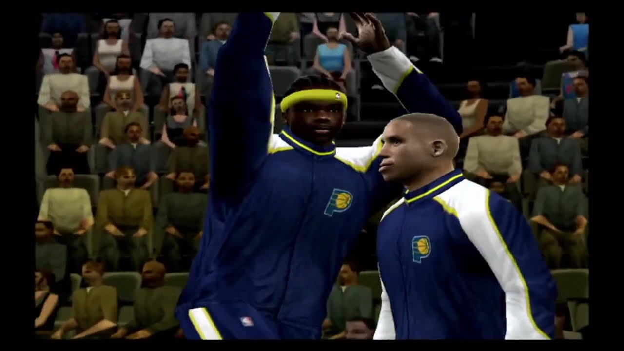 ESPN NBA 2K5 OG XBOX ON RGH XBOX360 TEST (480P) PACERS VS PISTONS HOPEFULLY THEY DON'T FIGHT