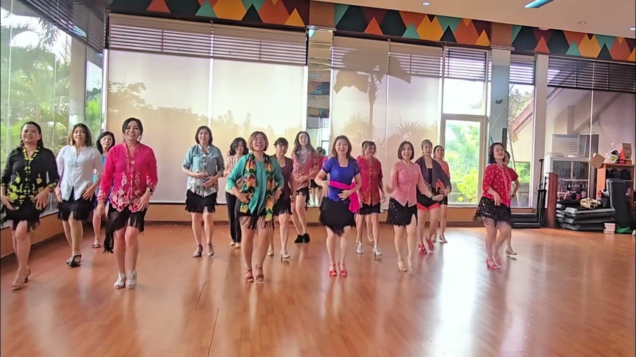 Berdiri Bulu Roma Ku (My Hair  Stand Up End) Line Dance || Improver || Demo-Bullgym Ld