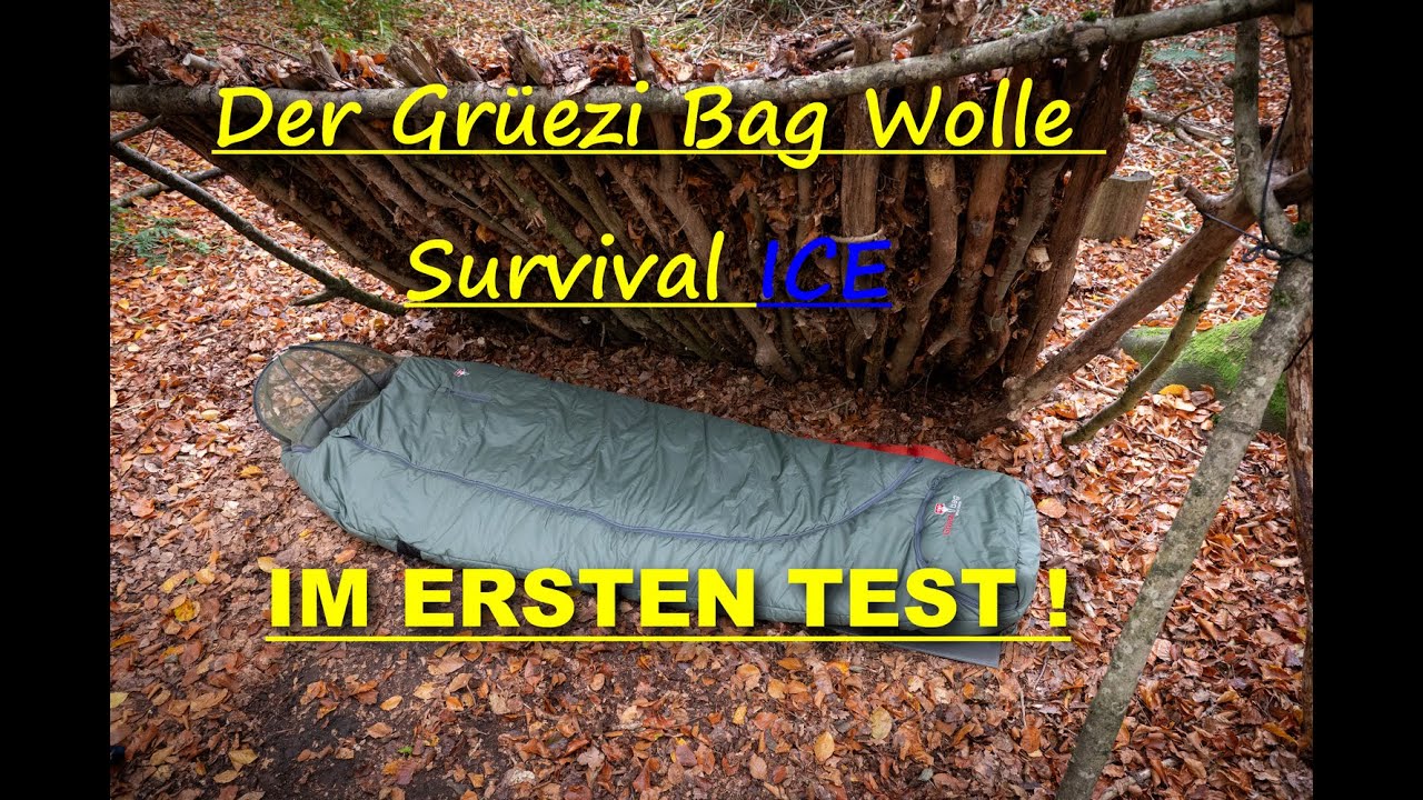 Der GRÜEZI BAG Biopod Wolle Survival Ice im Test!