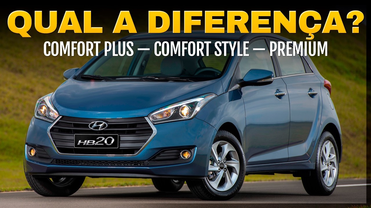 Hyundai HB20 Comfort, Plus, Style, Premium... Qual a Diferença?