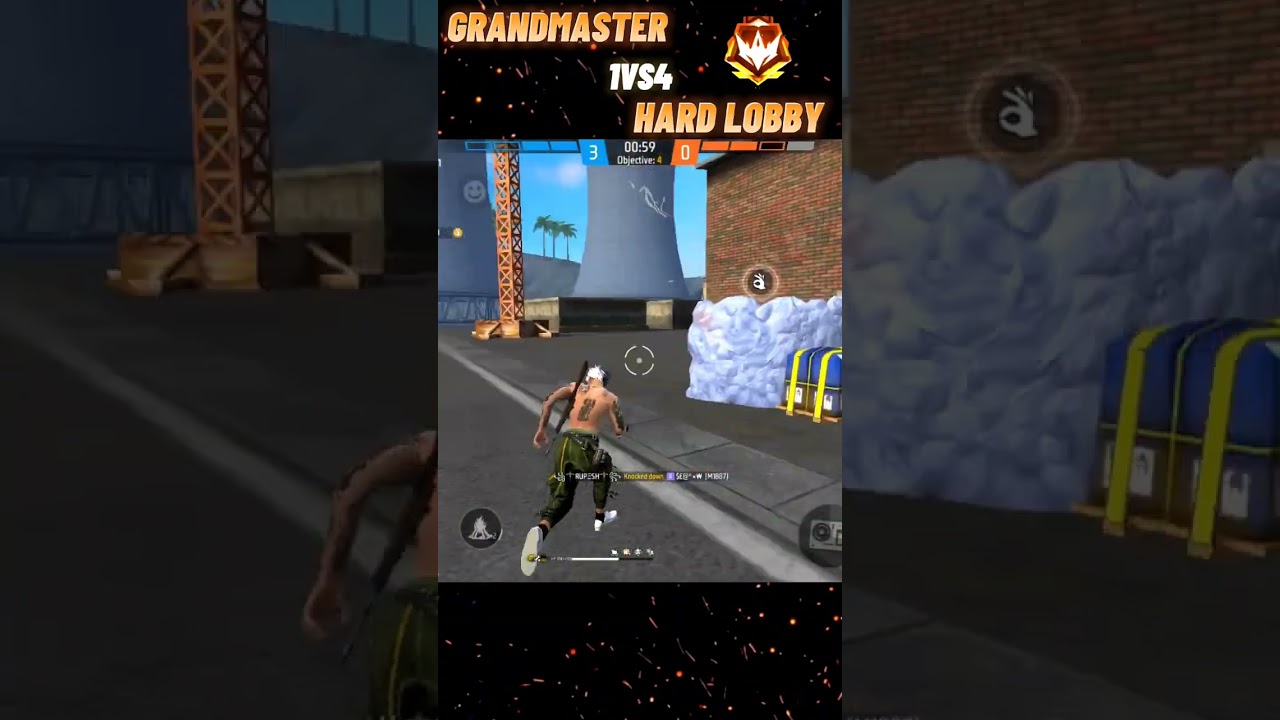 GRANDMASTER HARD LOBBY 😵&zwj;💫 || CAN I KILL 🤜 A WHOLE SQUAD 🥵 || WAIT TILL END ❤️ || #shorts