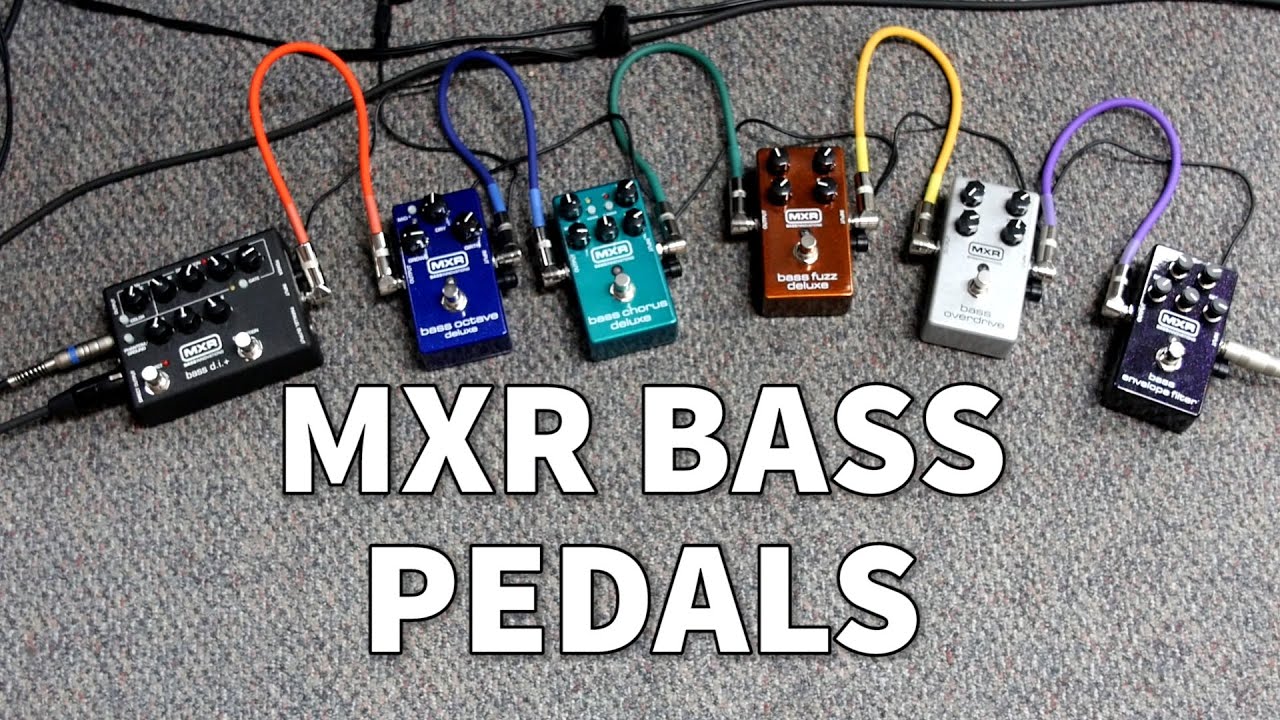 MXR Bass Pedal Range