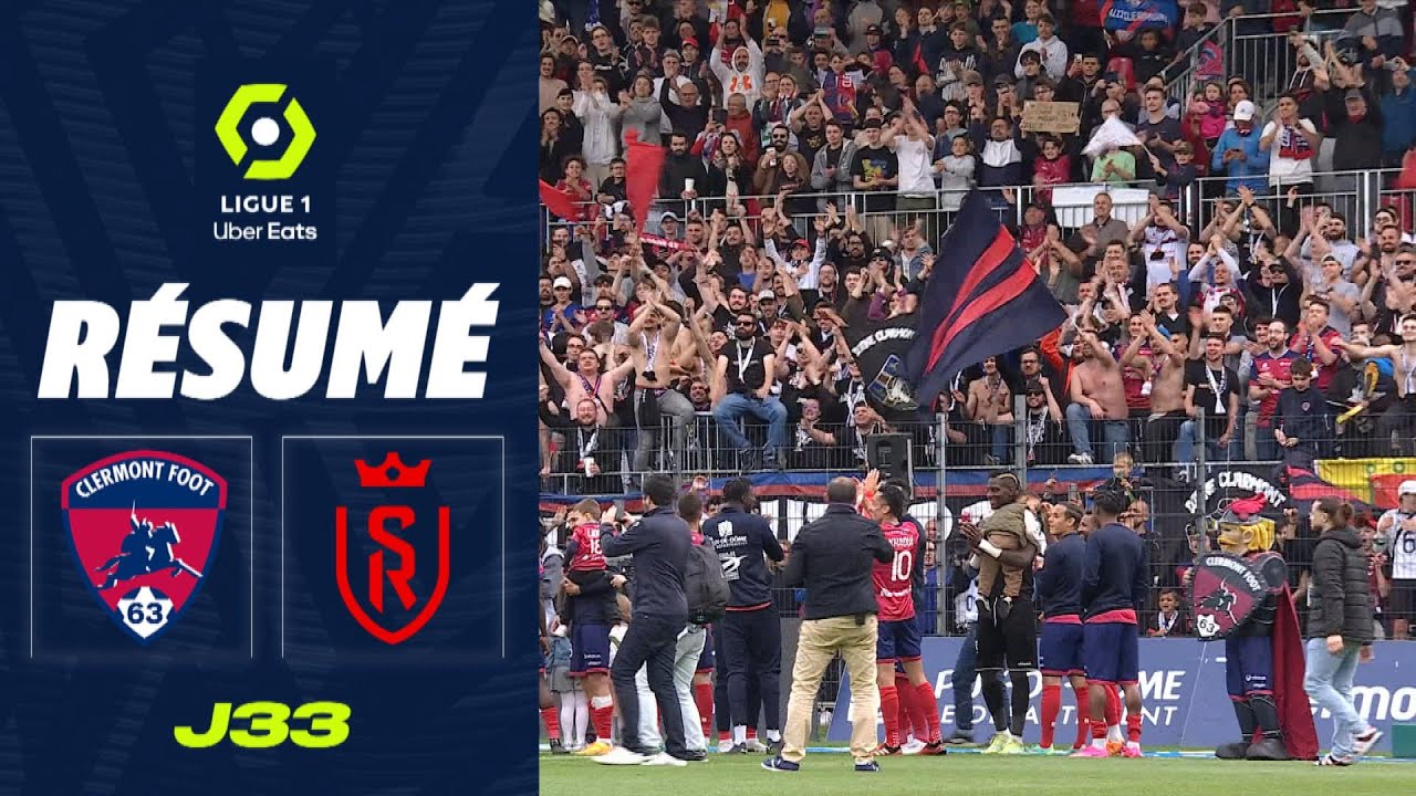 CLERMONT FOOT 63 - STADE DE REIMS (1 - 0) - Résumé - (CF63 - SdR) / 2022-2023