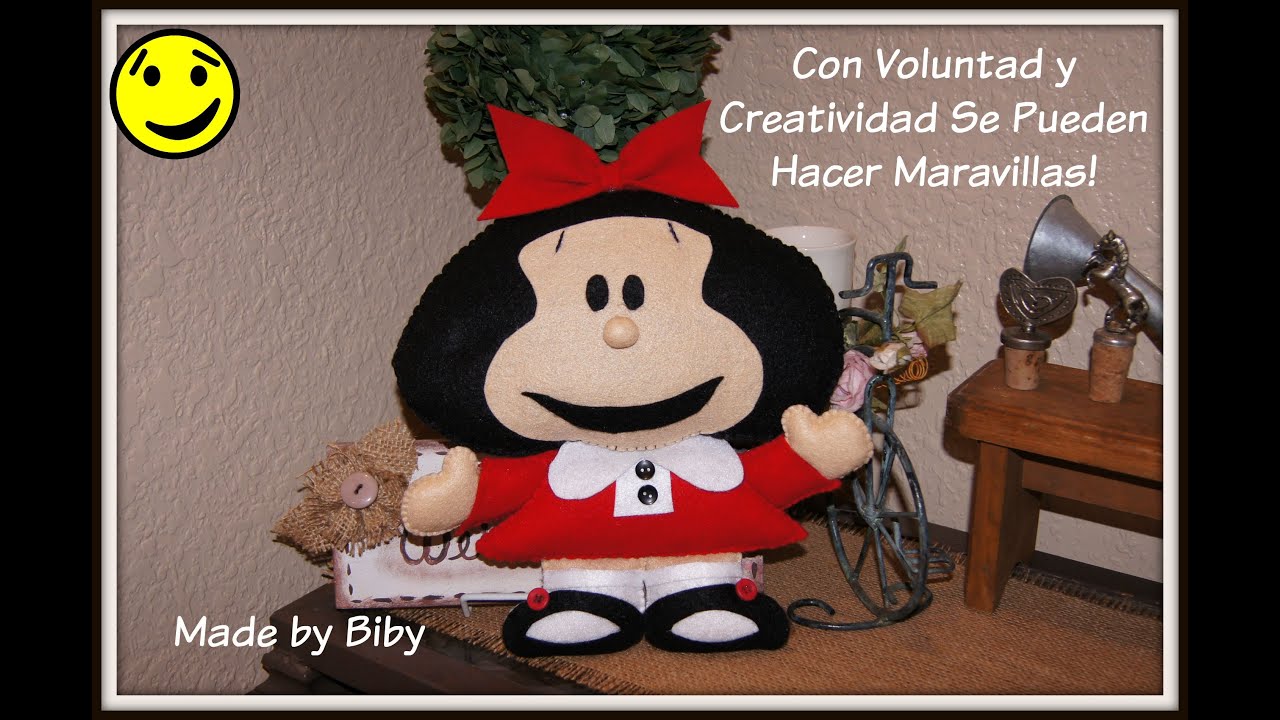 DIY- MAFALDA EN FIELTRO