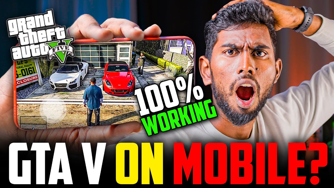 GTA V on Mobile 📱 - 100% Working 🔥 | Proof inside 😱