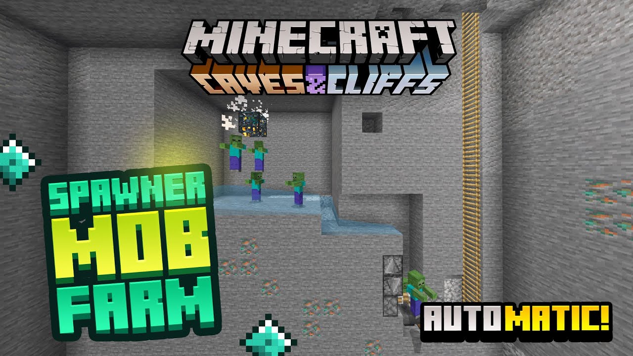 Spawner Mob & XP Farm 1.17 Minecraft Bedrock || ( MCPE, PS4, Xbox, Windows 10, Switch ) ||