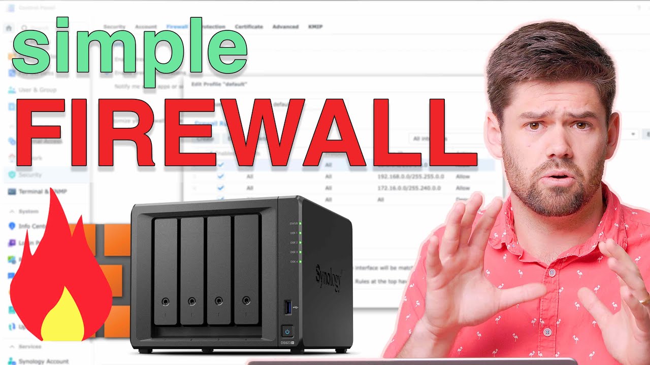 How to Set up Firewall on Synology NAS (and why you probably do not need one)