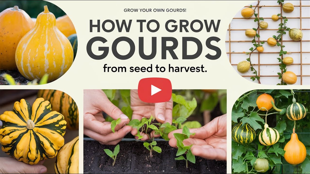 How to Grow Gourds: From Seed to Harvest – The Complete DIY Guide!