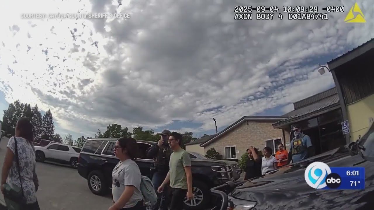 Body-cam footage of Cato ICE raid shows Cayuga deputies' perspective