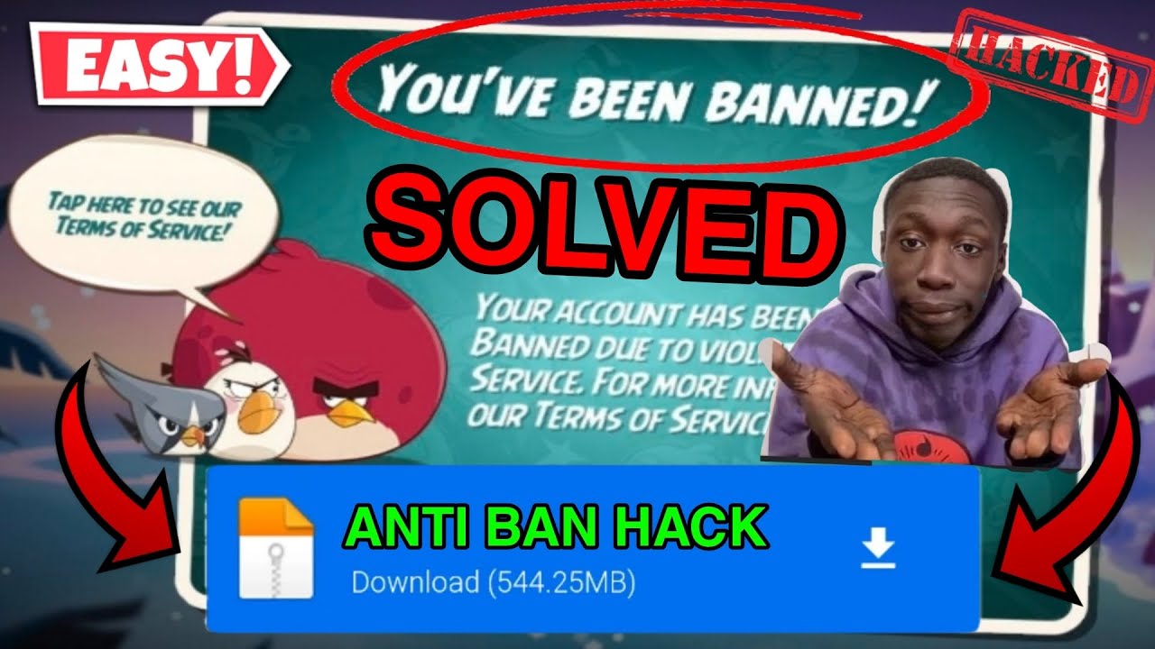 UNBAN 🚫 YOURSELF IN 3 MINUTES!! | NEW ANTI-BAN HACK 2024 😱 | Angry Birds 2