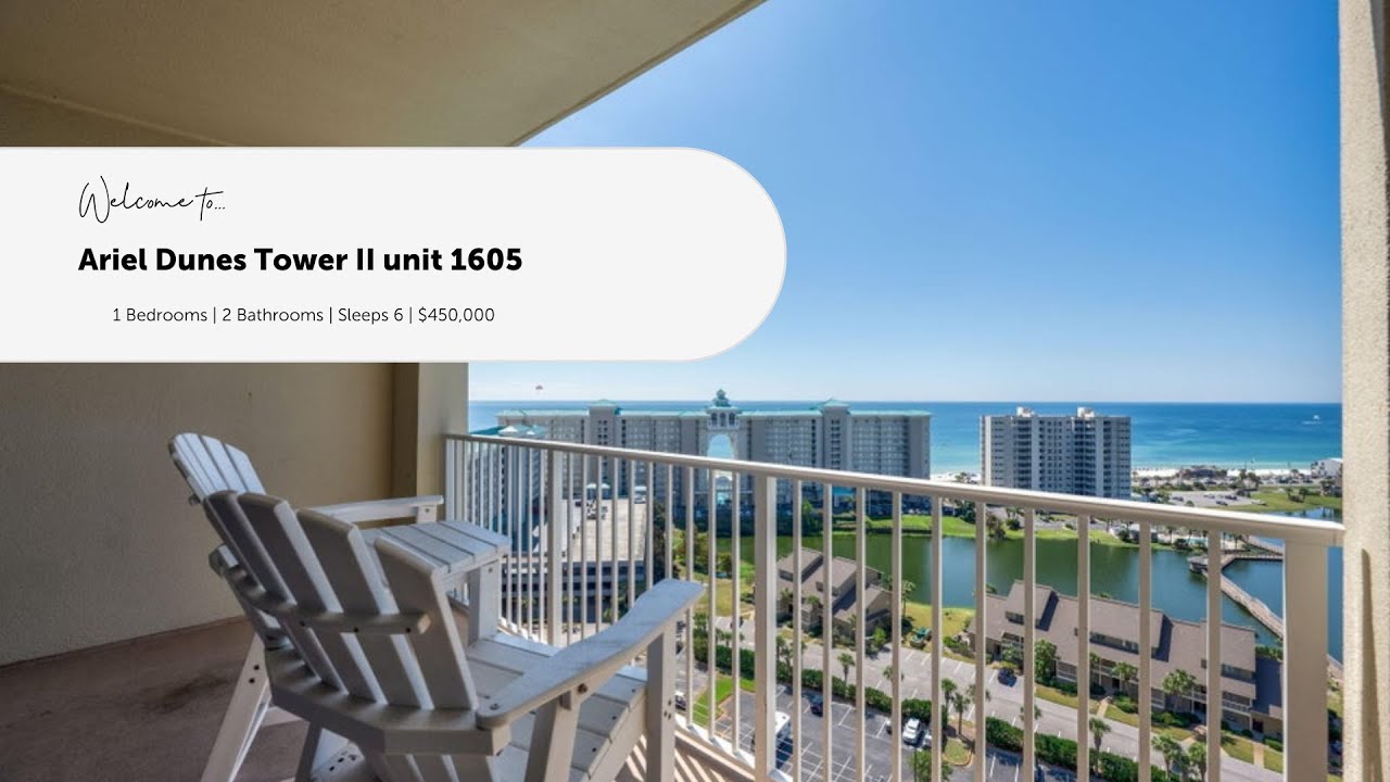 Ariel Dunes unit 1605 of the Seascape Resort