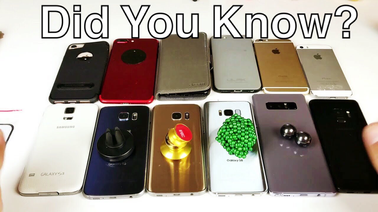 Galaxy S6/S7/S8/S9: Did You Know They Stick to Magnets? Great for Magnetic Car Mount Holders