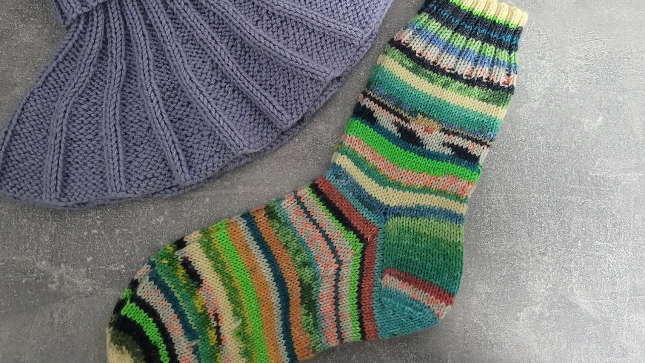 🧦Носки из остатков пряжи, готовые работы 
