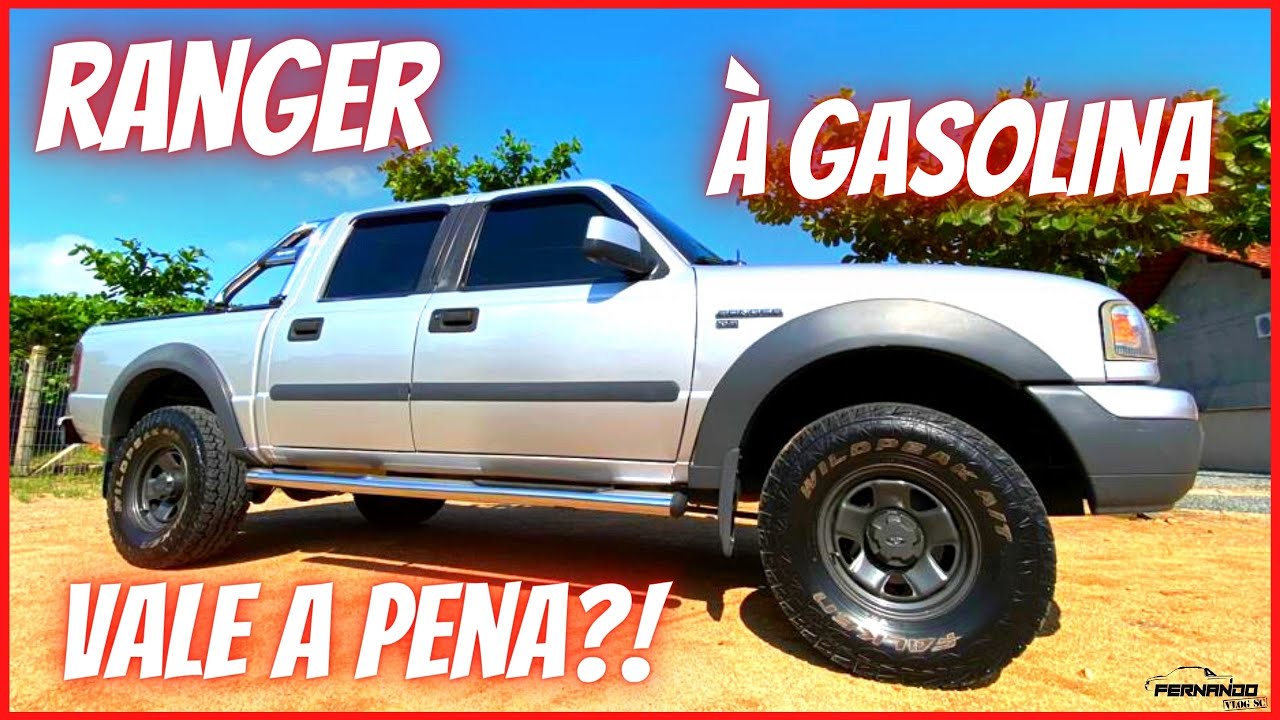 FORD RANGER À GASOLINA VALE A PENA?! CONSUMO? ANDA BEM? 