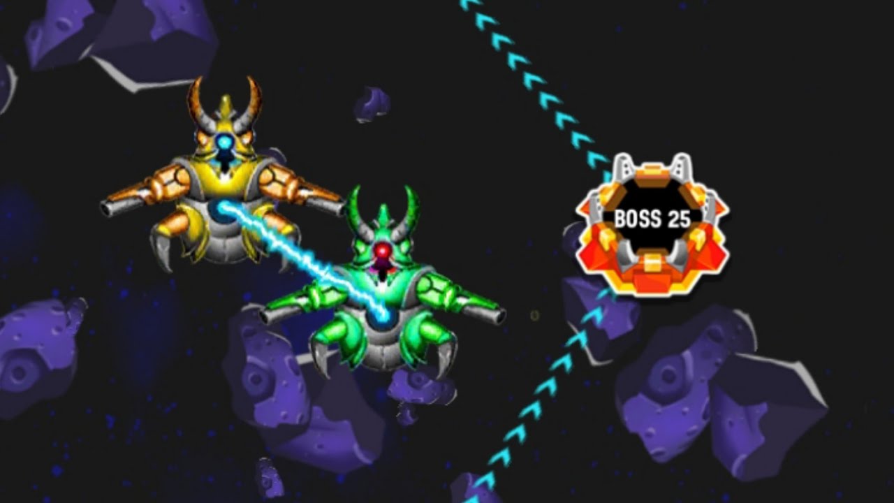 Space Shooter Boss 25!! New User Tutorial & Review!! 
