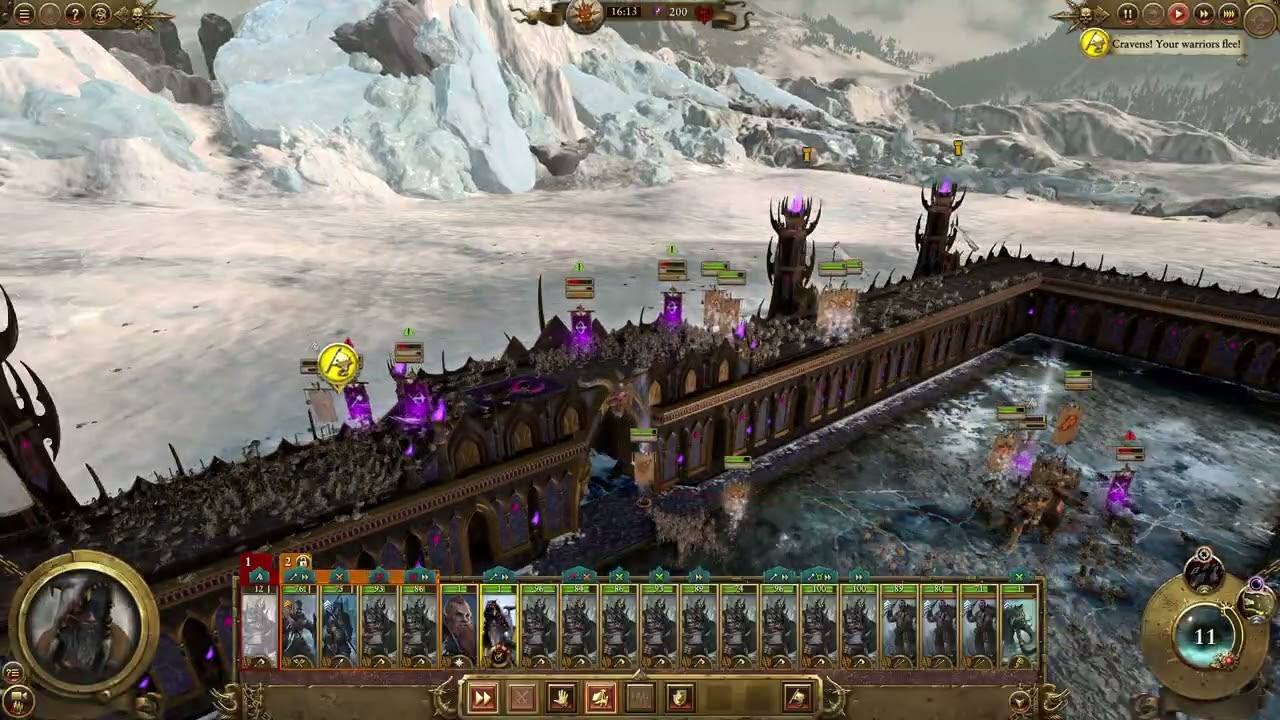 26 Wulfrik warhammer II Vanilla Immortal Marauders battle 13