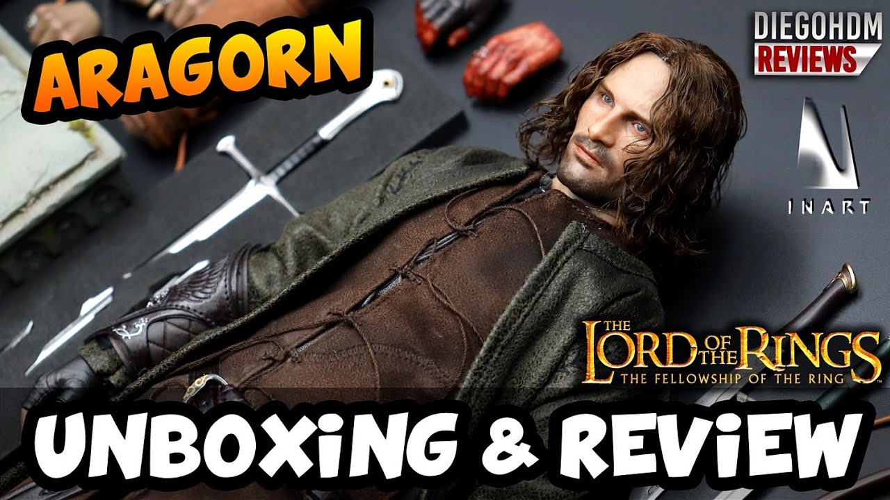 INART ARAGORN Premium 1/6 The Lord of the Rings Unboxing e Review BR