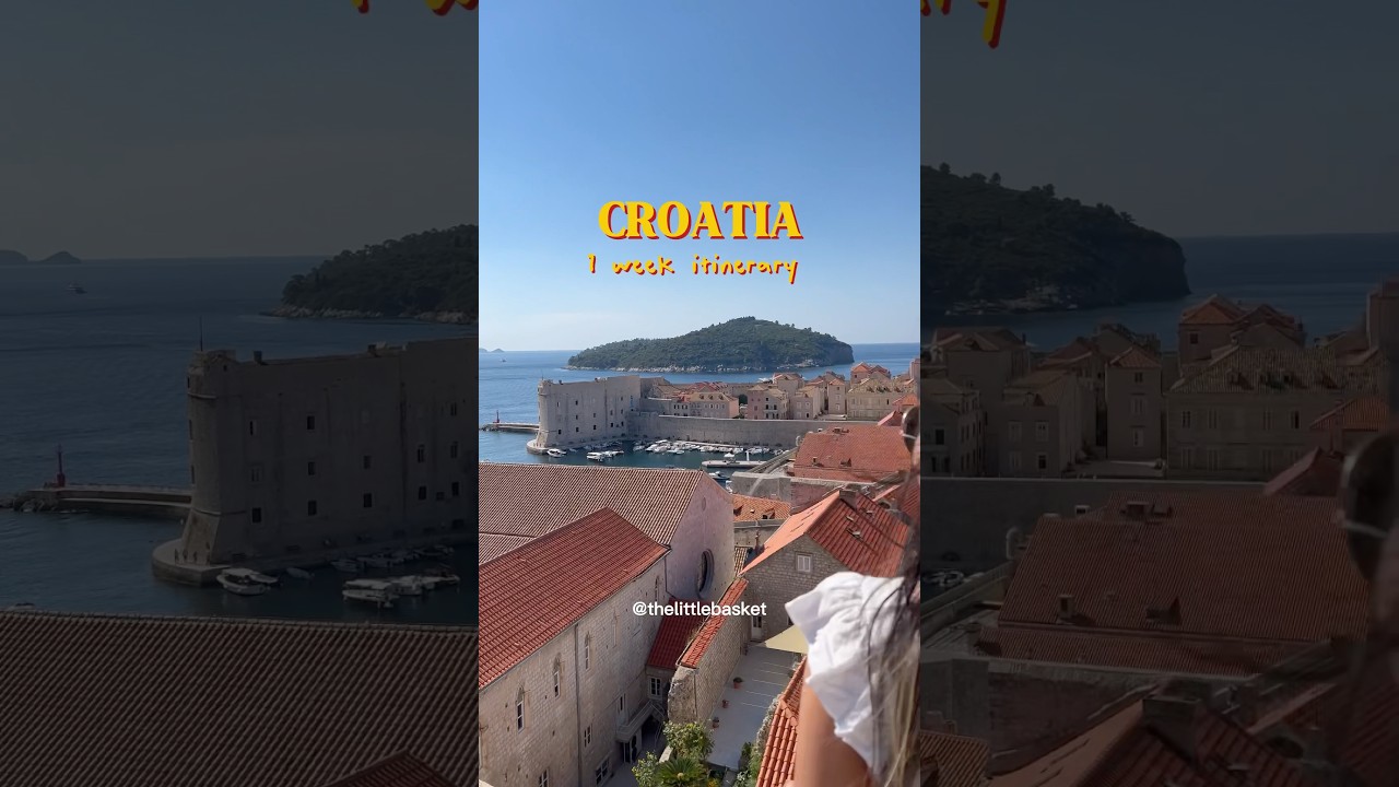 The only 1 week itinerary you need for Croatia #croatia #tlbtips #summertravel