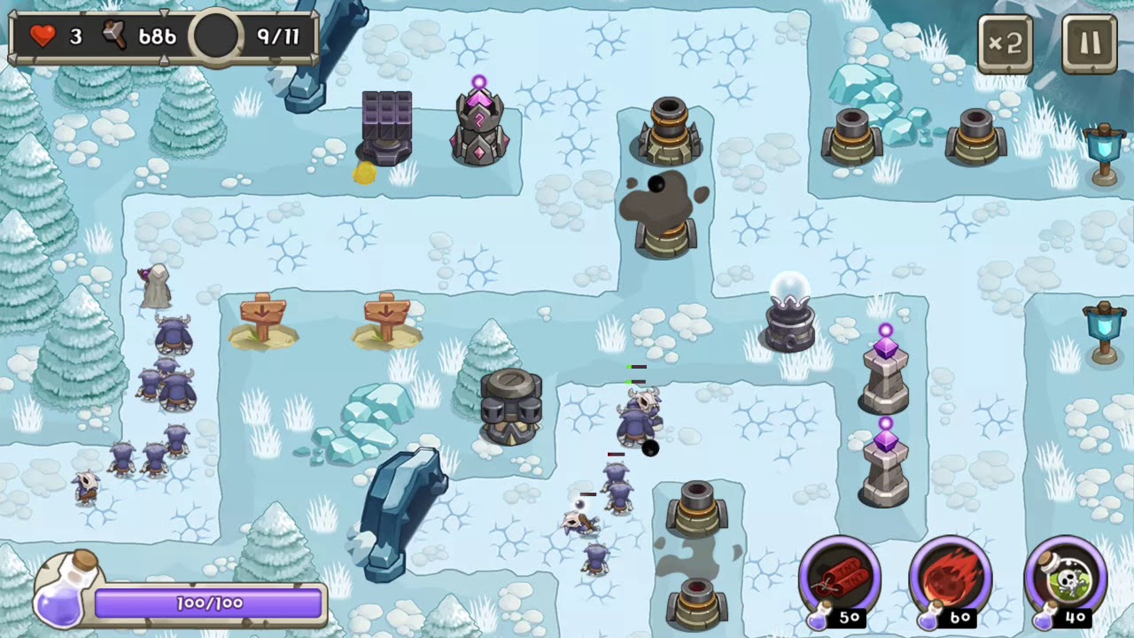 Tower Defense King - Challenge Stage 57 - Hard 3 Stars