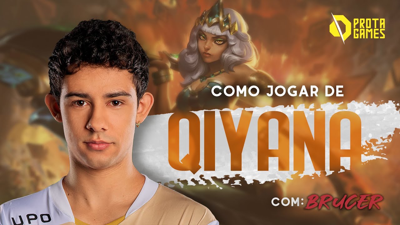 COMO JOGAR DE QIYANA - TUTORIAL DE RUNAS, HABILIDADES, COMBOS E POSICIONAMENTO - COM BRUCER