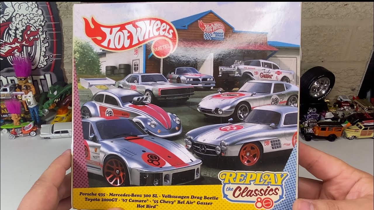 Распаковка и первый взгляд на набор Hot Wheels Mattel «Replay the Classics», посвященный 80-летию...