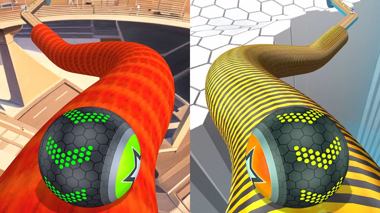 🏳️‍🌈 Going Balls VS Going Balls PUT ON! BIG UPDATE Max SpeedRun Hard Level Top Tiktok Gameplay zwyif