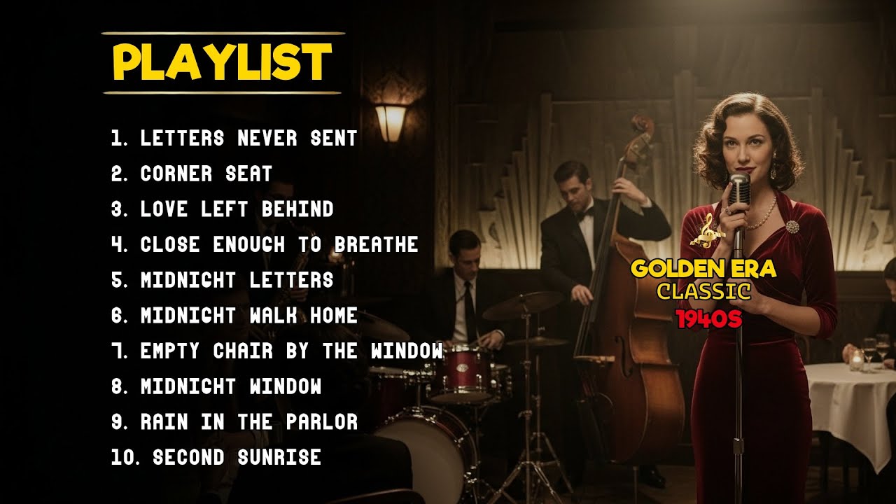 Classic Swing Jazz Atmosphere Designed for Relaxation in a Quiet Vintage Lounge Space