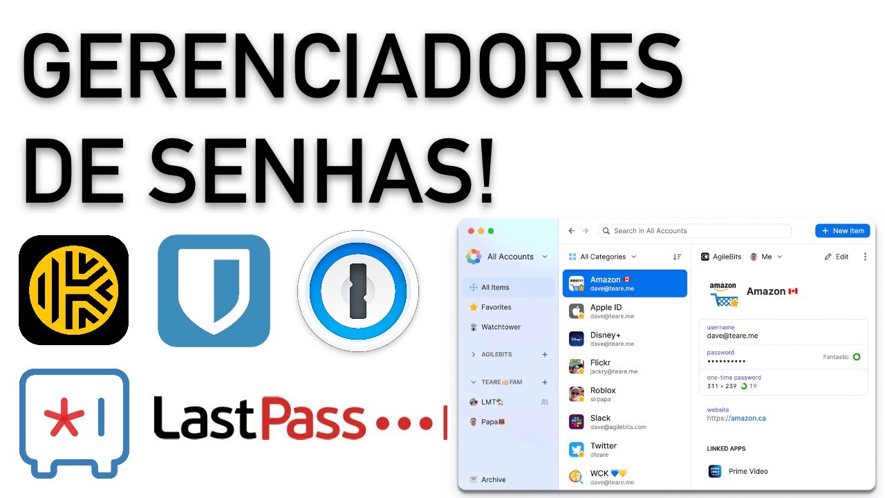 Melhores Apps de Gerenciadores de Senhas