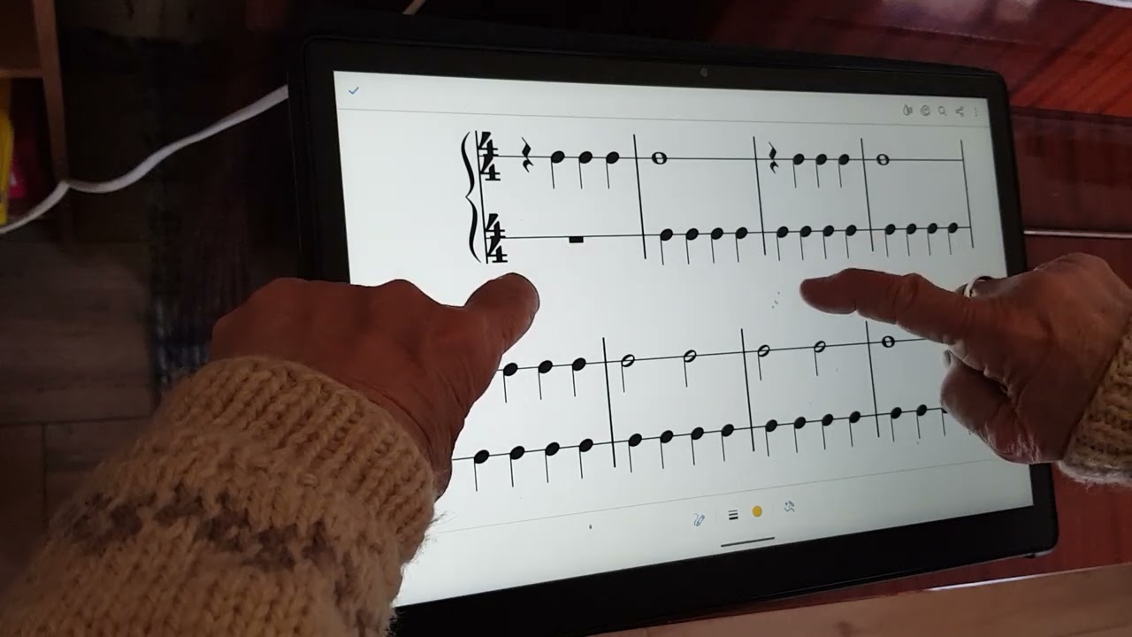 Jeu de rythme ( sur un chant très connu) 