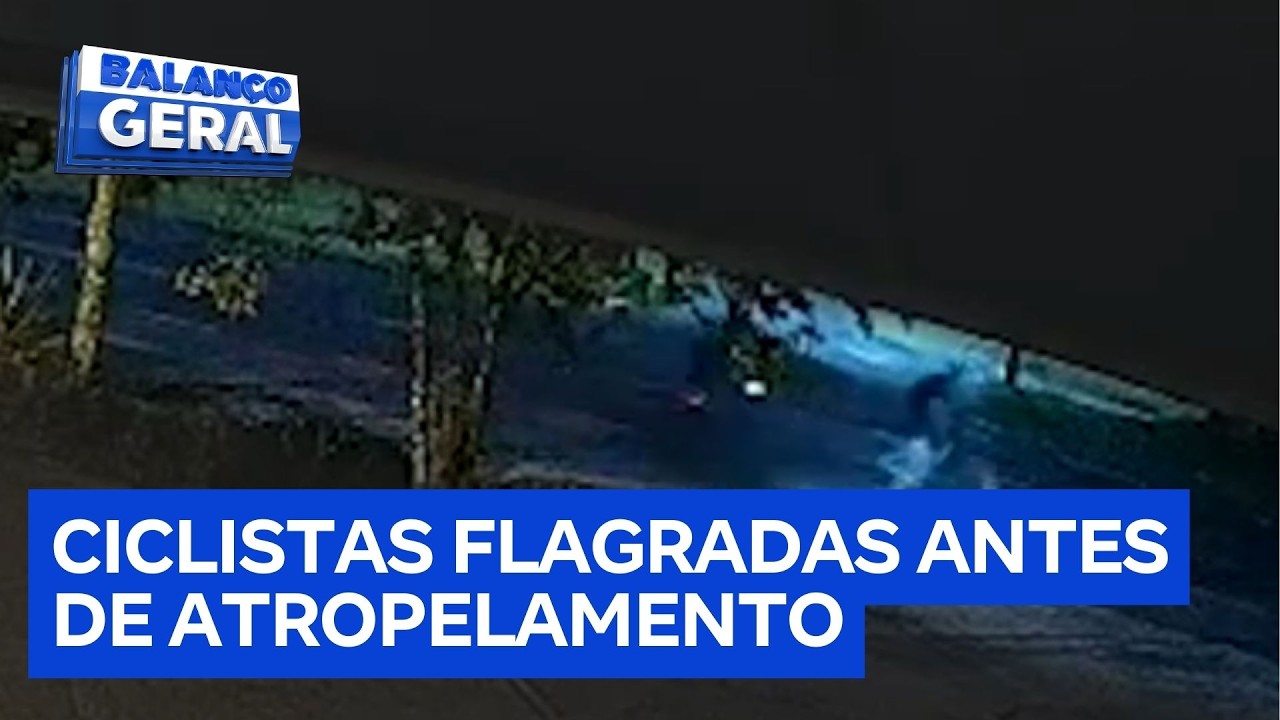 Vídeo mostra ciclistas em rodovia antes de serem atingidas por condutor embriagado