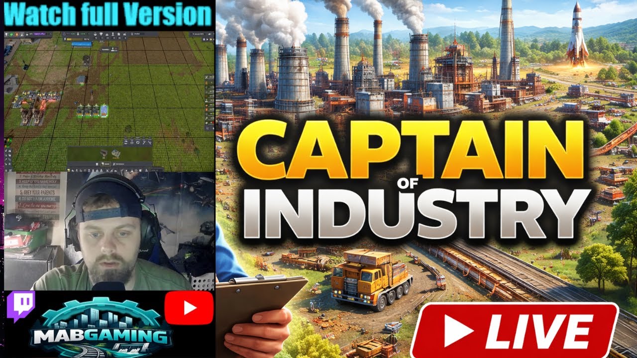 Still Learning Captain of Industry Live Stream (Short)