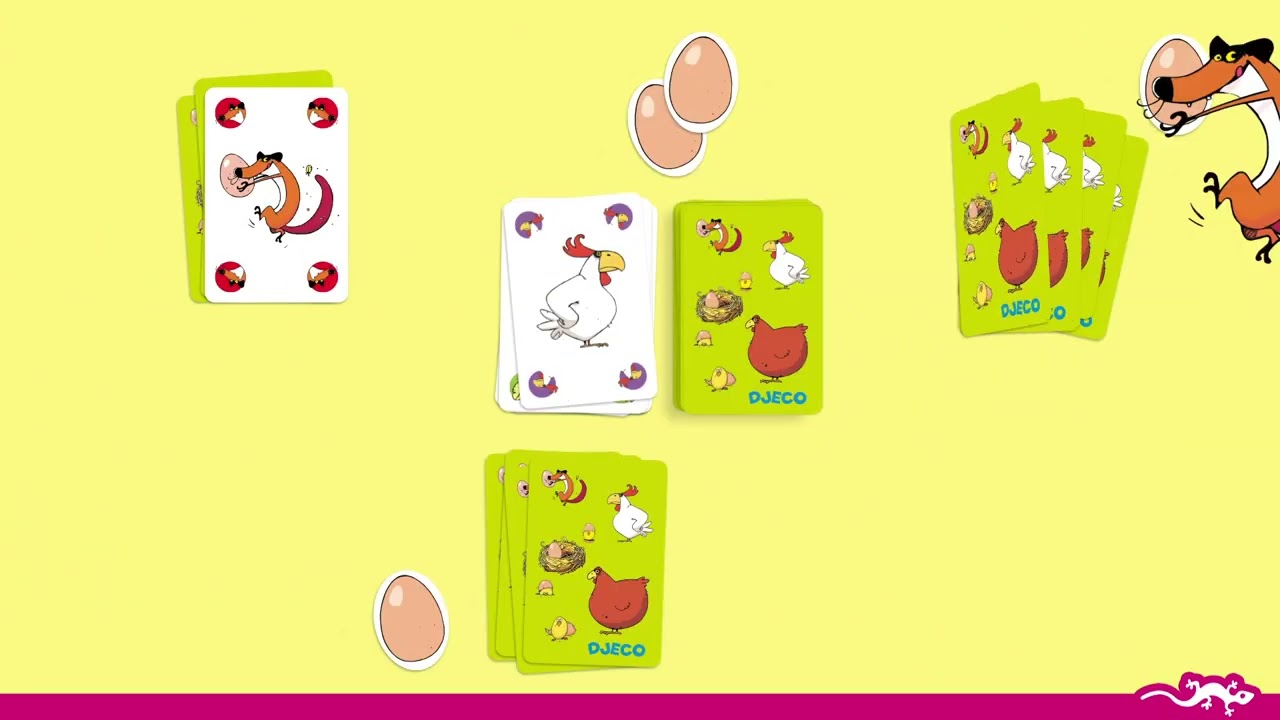 DJ05119 - Card game - Piou Piou by Djeco
