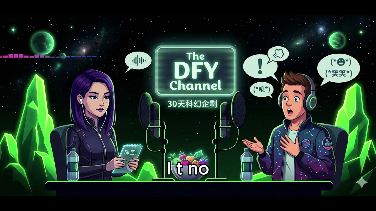 歡迎來到 DFY 頻道的全新冒險之旅！我們新主持人 Maya 和 Leo 的行列一起挑戰 30 天科幻英語！ 🚀👽今天從一個關於後院一塊發光石頭的神秘故事開始。為什麼這塊石頭知道 Leo 的名字？ ！