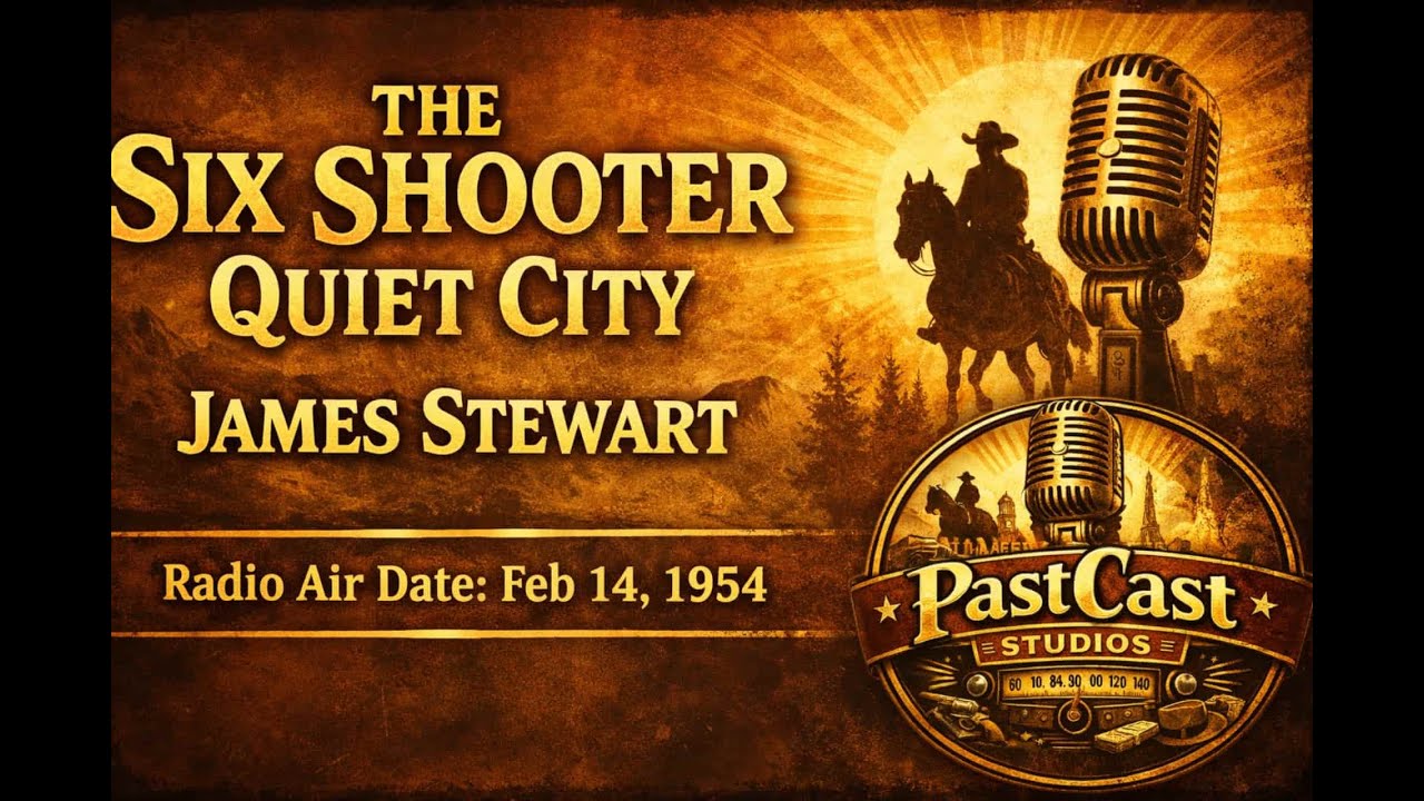 The Six Shooter &ldquo;Quiet City&rdquo; Radio Air Date: Feb 14, 1954 | James Stewart as Britt Ponset | Classic