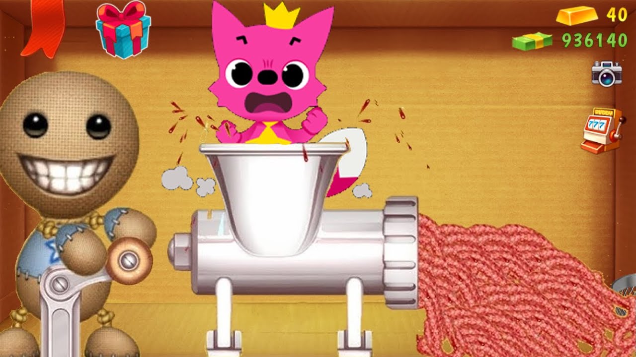 Machine Press vs The Buddy & PinkFong Baby Shark | Kick The Buddy