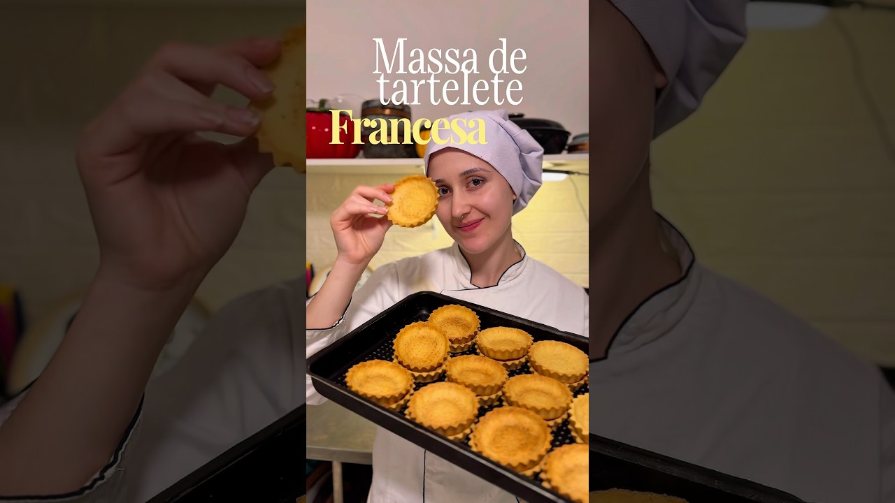 Massa de tartelete francesa cl&aacute;ssica!