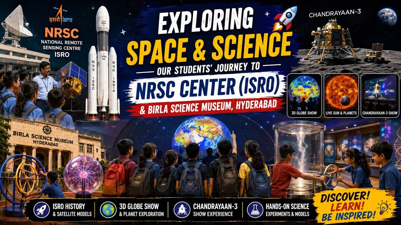 Inside ISRO NRSC Hyderabad 🚀 | Chandrayaan-3 Show & Science Museum Experience