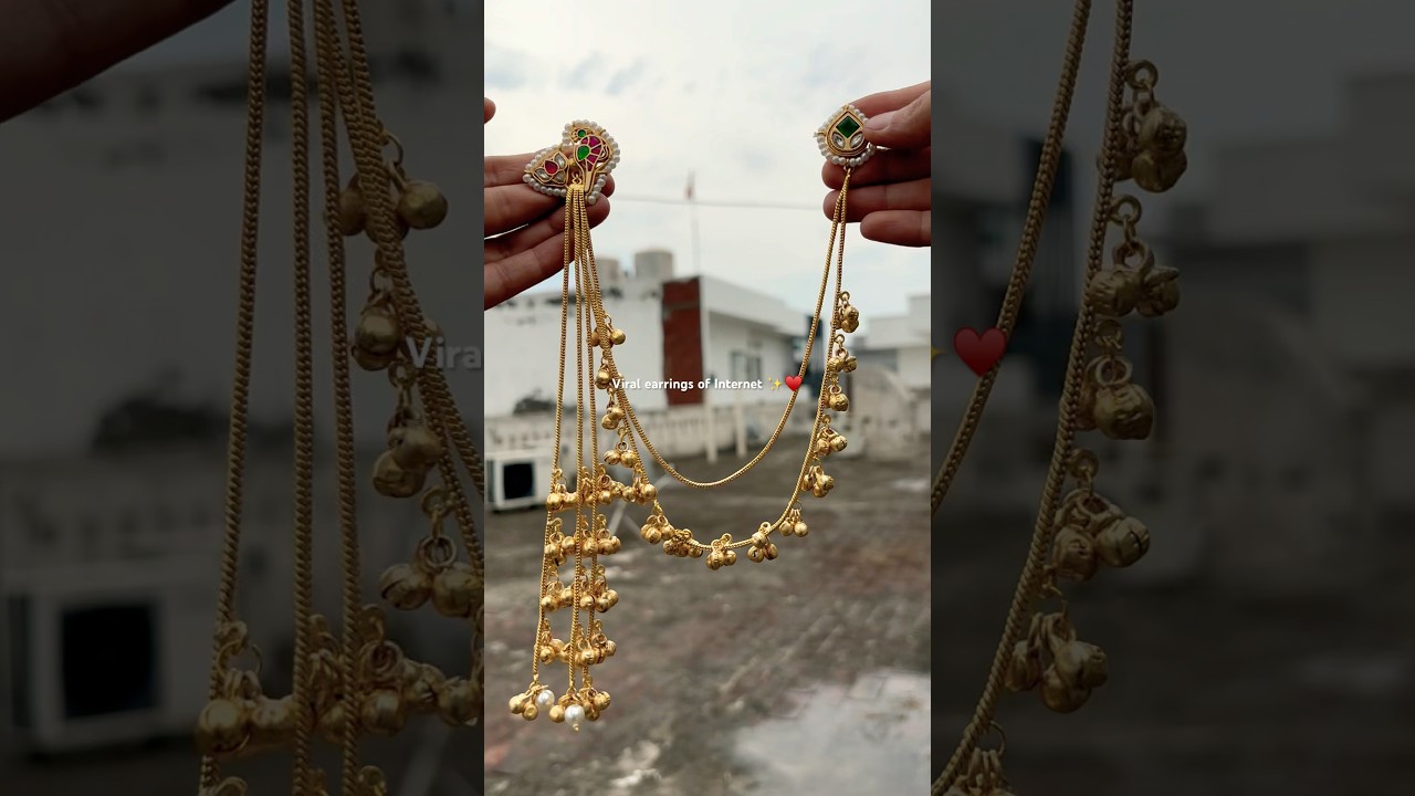 Kashmiri earrings Rs.1199 only✅ Book from our Instagram page and subscribe us for more designs ✅