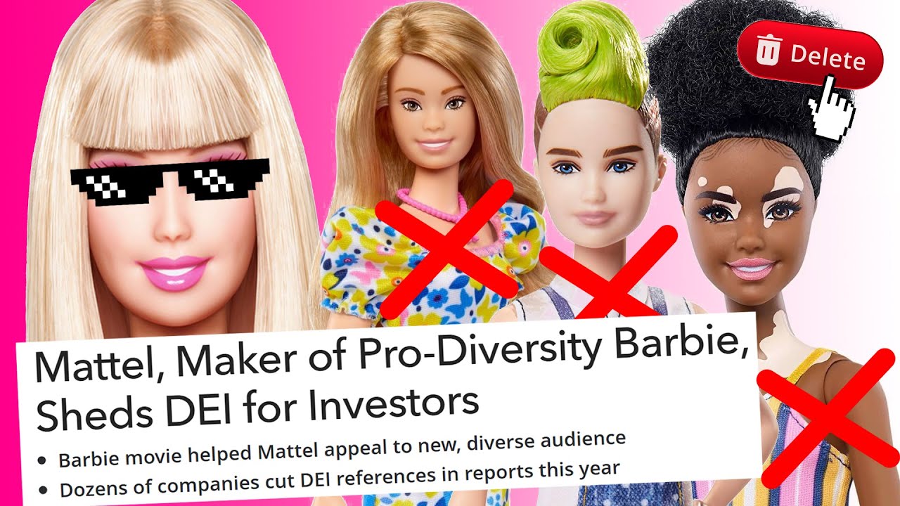 No more DIVERSITY 😲 Barbie Maker Mattel Cracks Down on DEI 💀